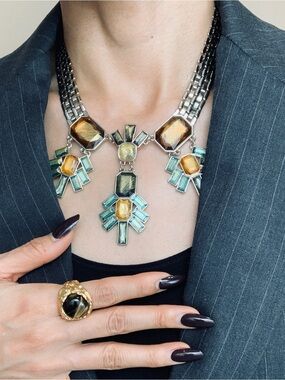 Brand New Bib necklace neiman marcus